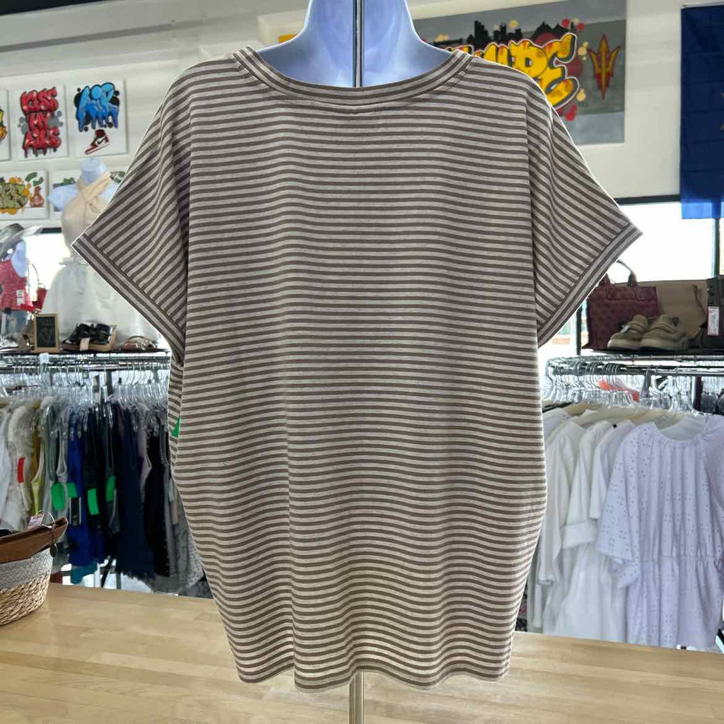 J Jill Size M Brown Preloved T-Shirt SS