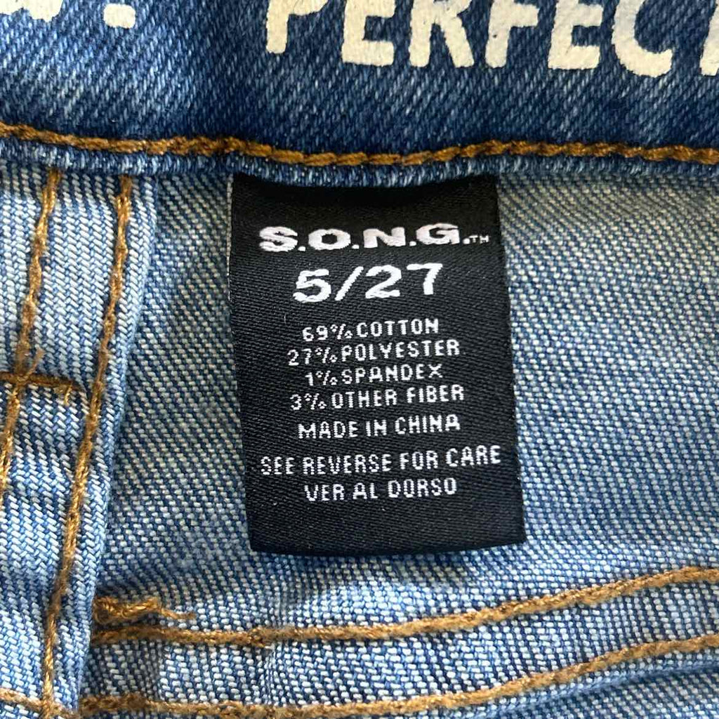 SONG Women Size 5 Blue Denim Preloved Shorts