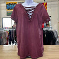 Torrid Size 0 Red Preloved Blouse SS