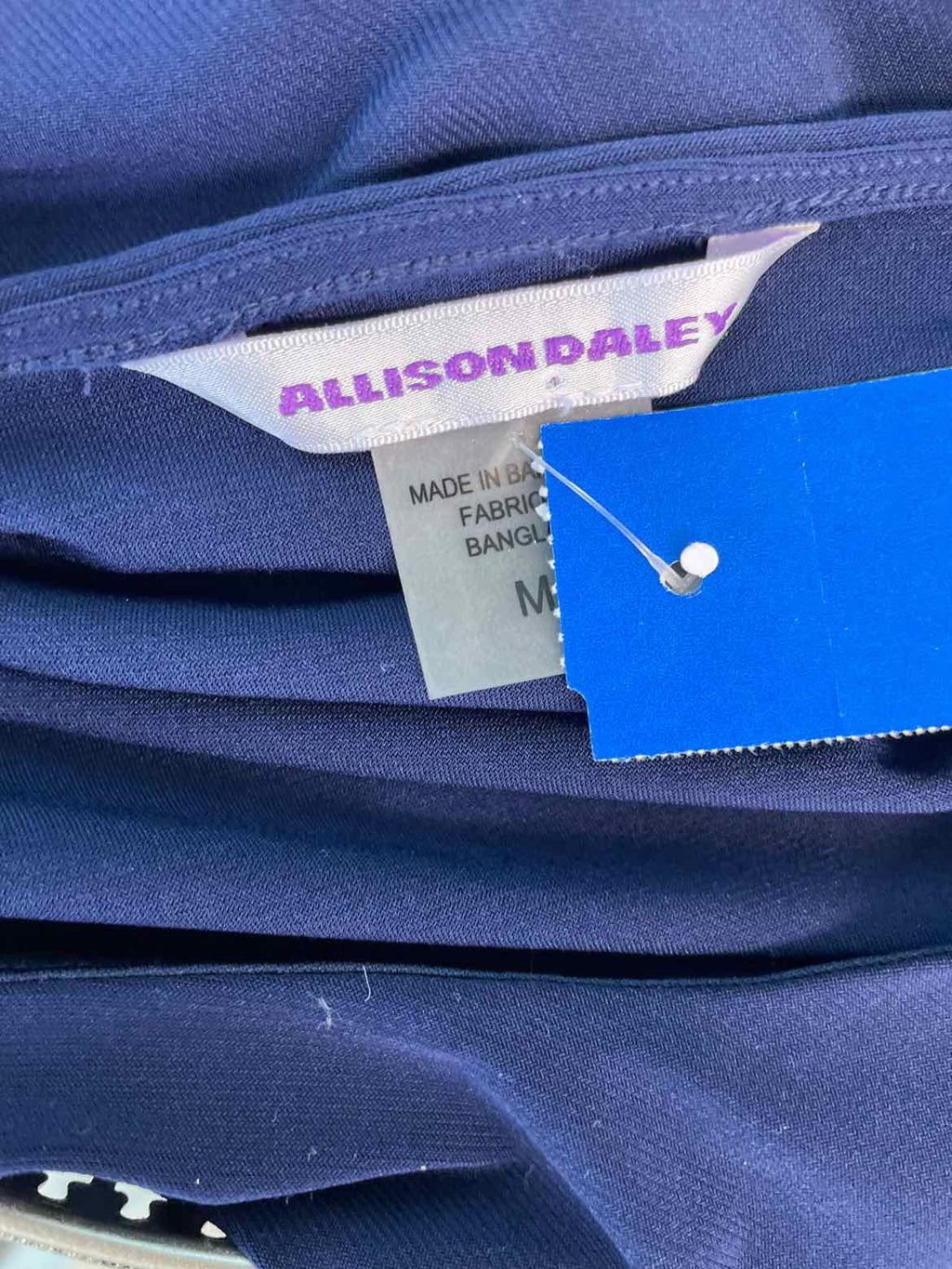 Allison Daley Size M Navy Sleeveless