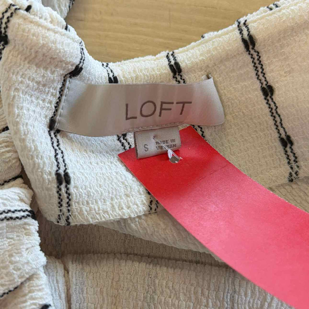 Loft Size S White Preloved Blouse