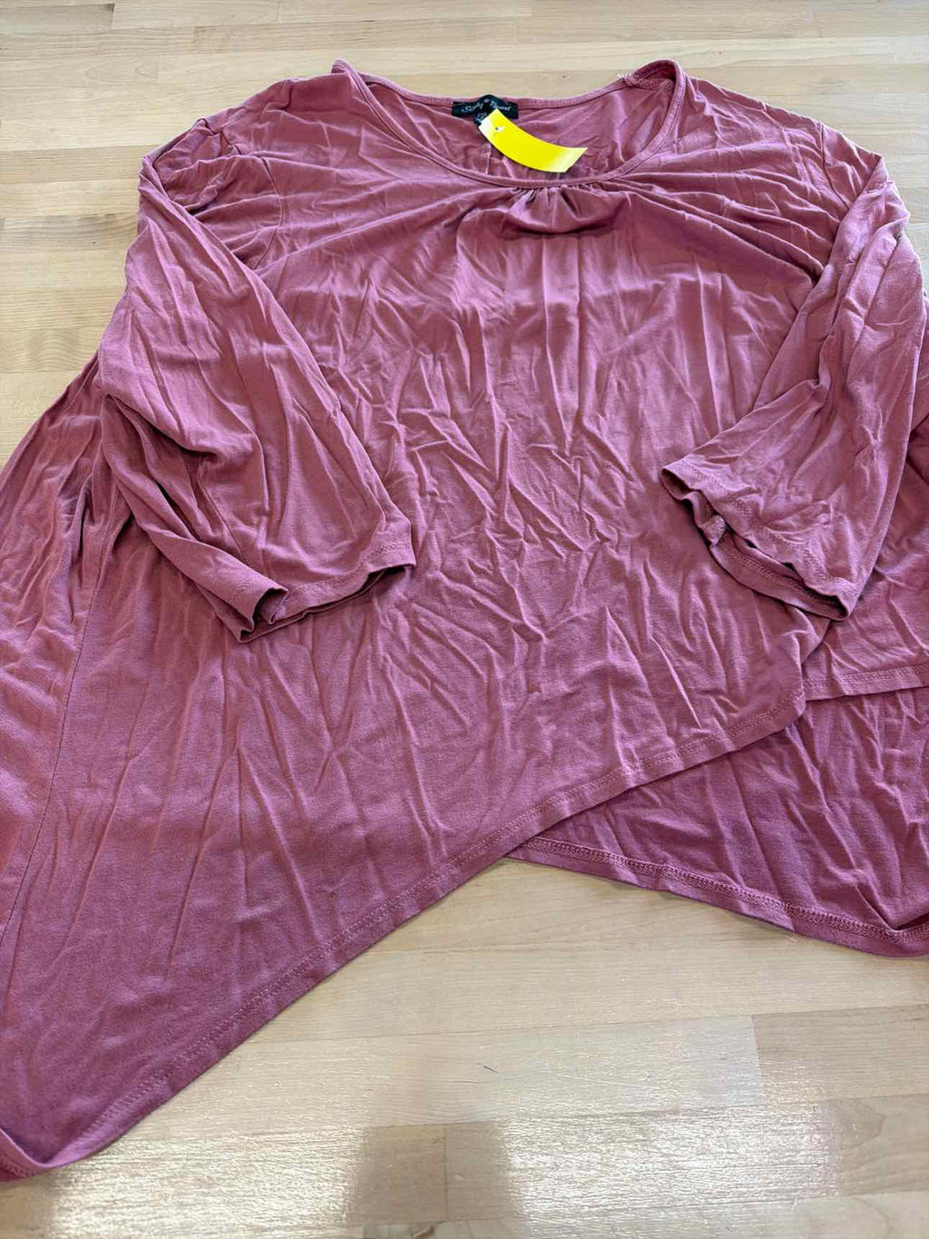 Slinky Brand Size 3X Pink Long Sleeve