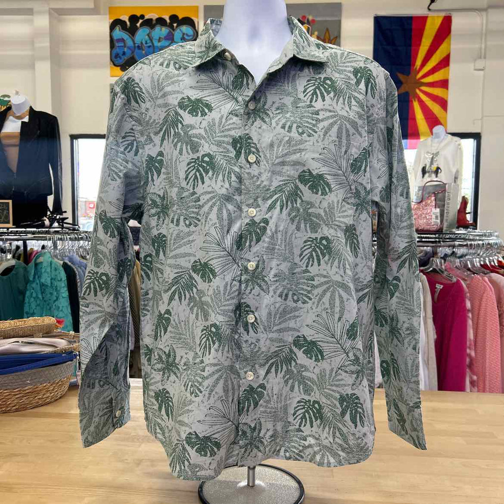 Tommy Bahama Men's Digital Palms Regular-Fit Printed Button-Down Shirt