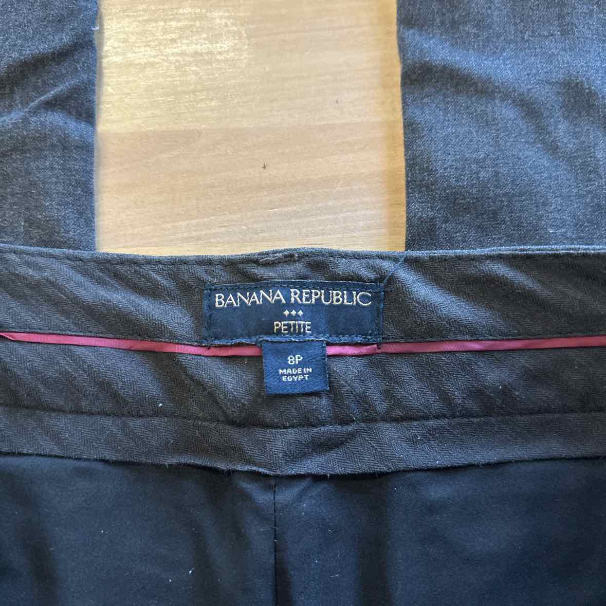 Banana Republic Size 8P Gray Pants