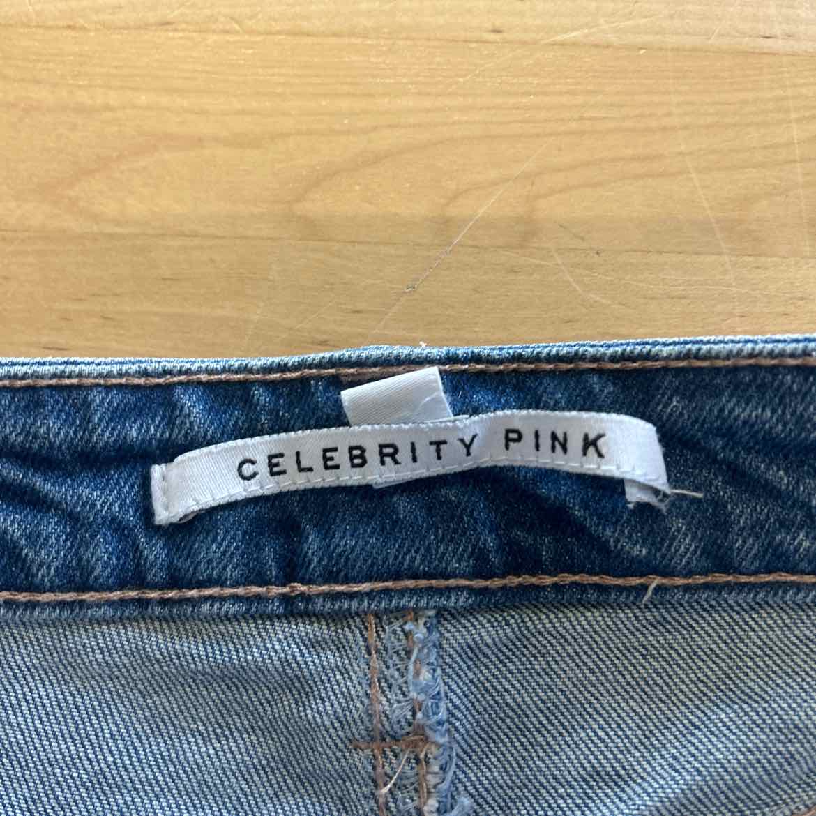 Celebrity Pink Juniors' Mid-Rise Fringe-Cuff Shorts - Temecula - 5