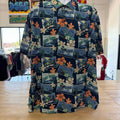 Tommy Bahama Size XXL Blue Preloved MENS Button Down Shirt