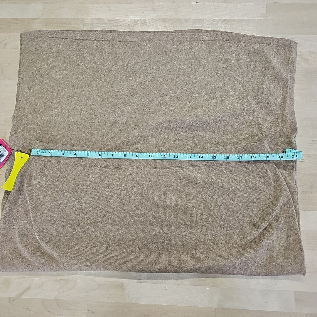 Vince Camuto Size XL Brown Skirt