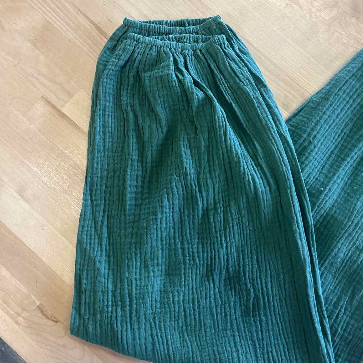 Size S Green Polyester Rayon New Pants