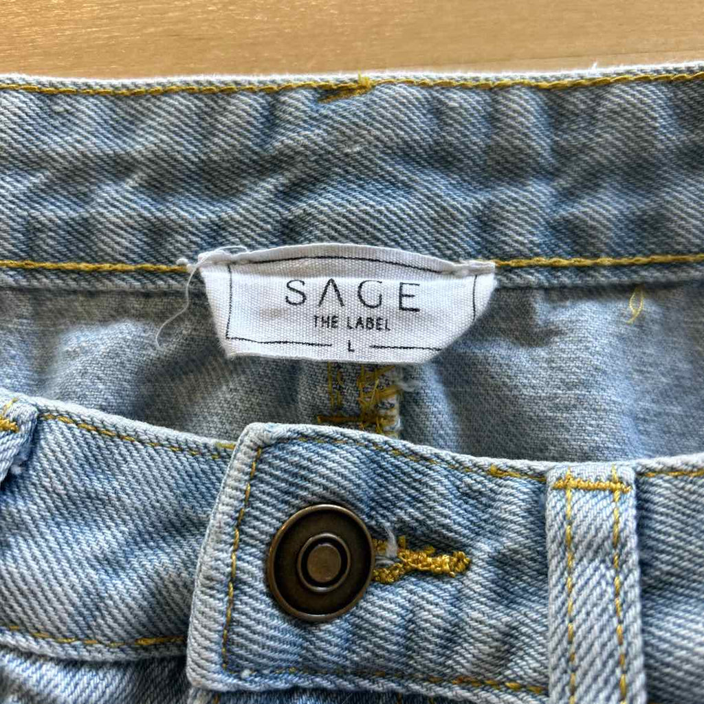 Sage the Label Size L Denim Skirt