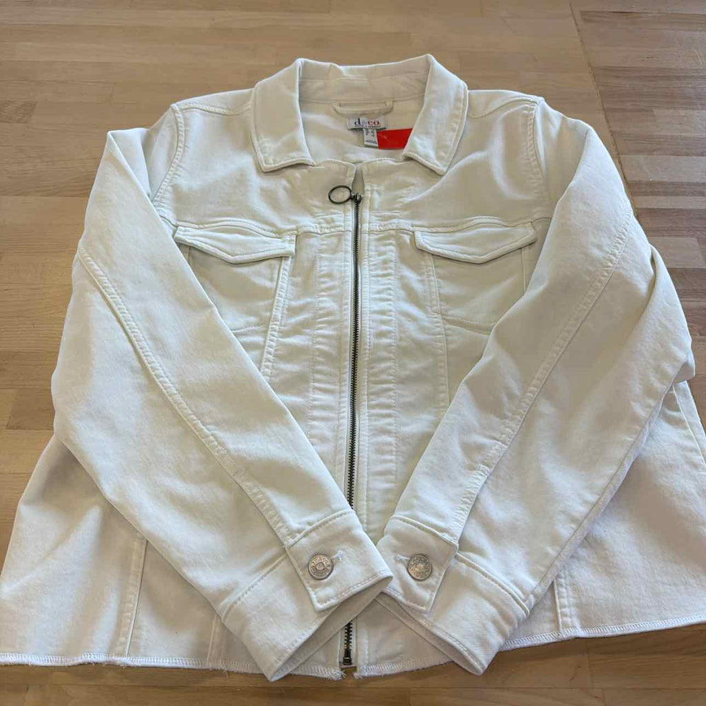 D & Co. Size L White Preloved Jacket
