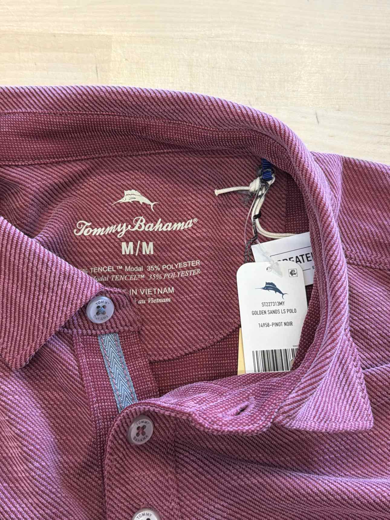 Tommy Bahama Men's Golden Sands Long-Sleeve Polo Shirt