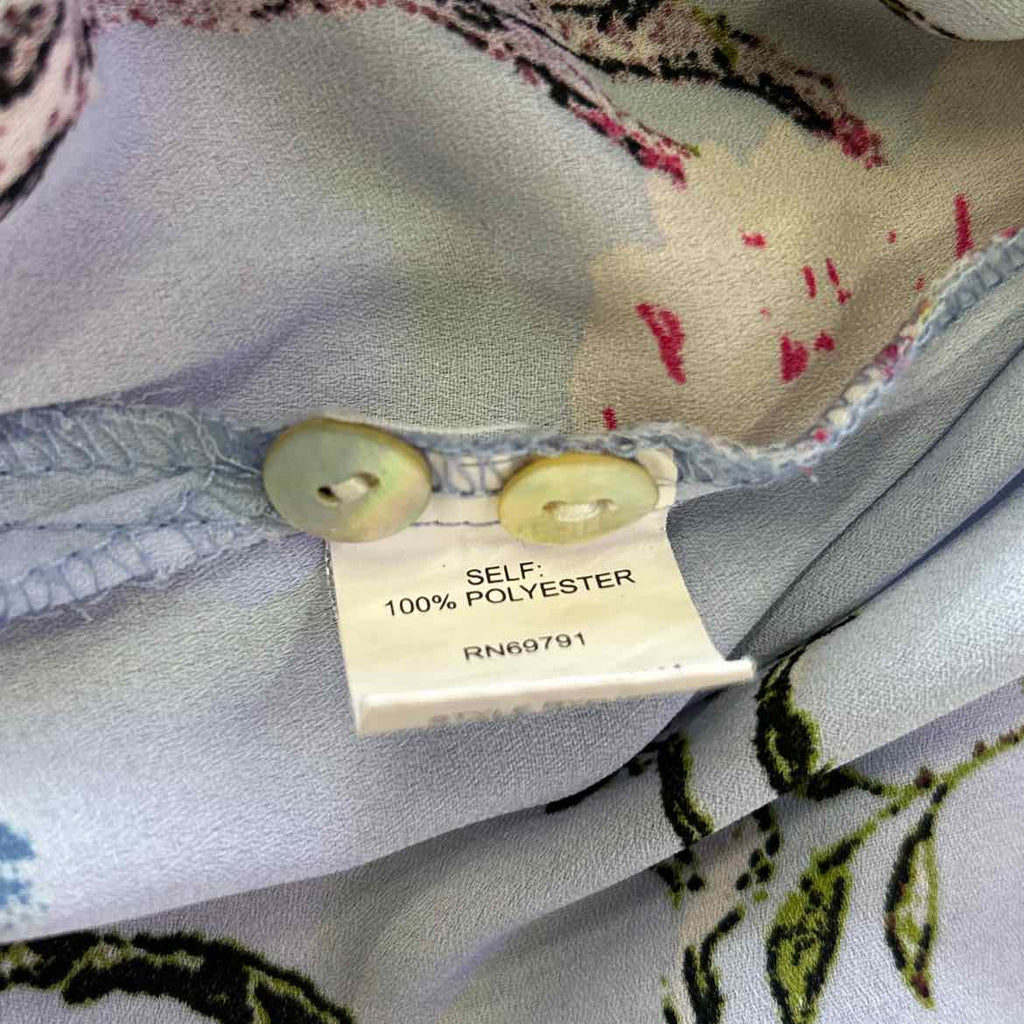 Figueroa&Flower Size M Blue Preloved Blouse LS