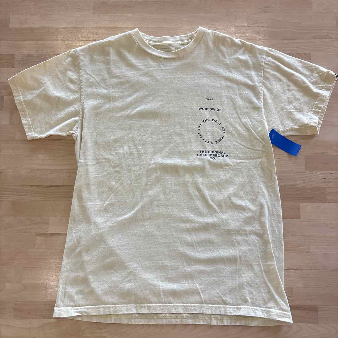 Vans Men's Size M Yellow MENS T-shirt
