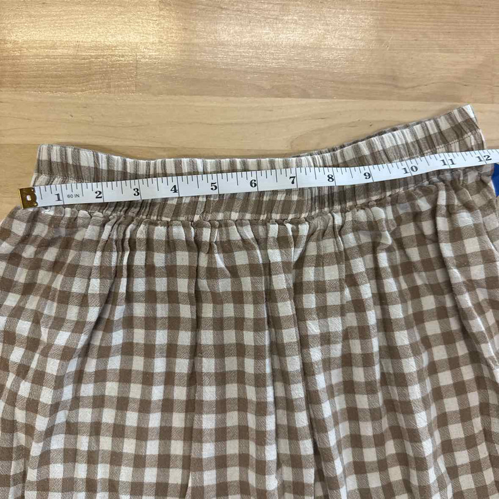 Easel Size S Brown & White Skirt
