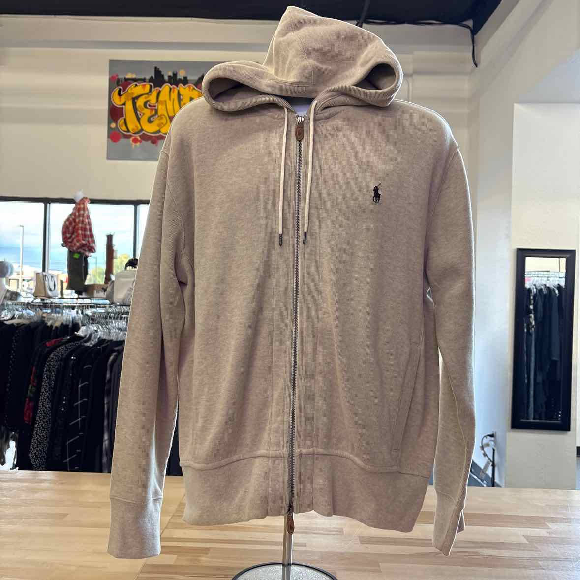 Ralph Lauren Size L Beige Hoodie
