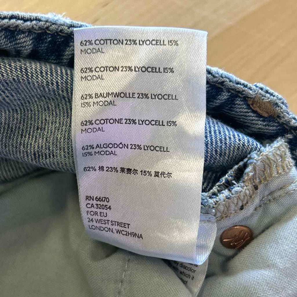 we the free Size 27 Blue Denim Preloved Jeans