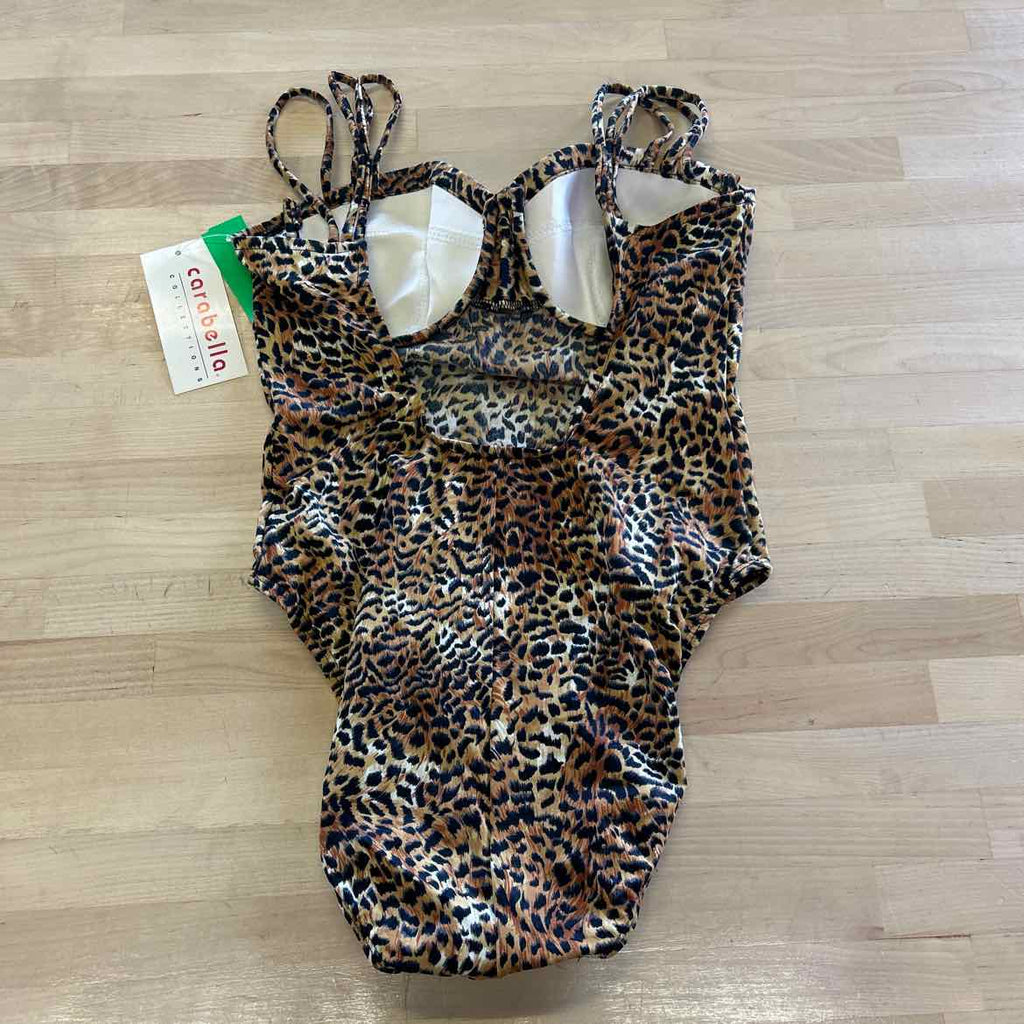 Carabella Size 10 Brown Preloved Swimsuit