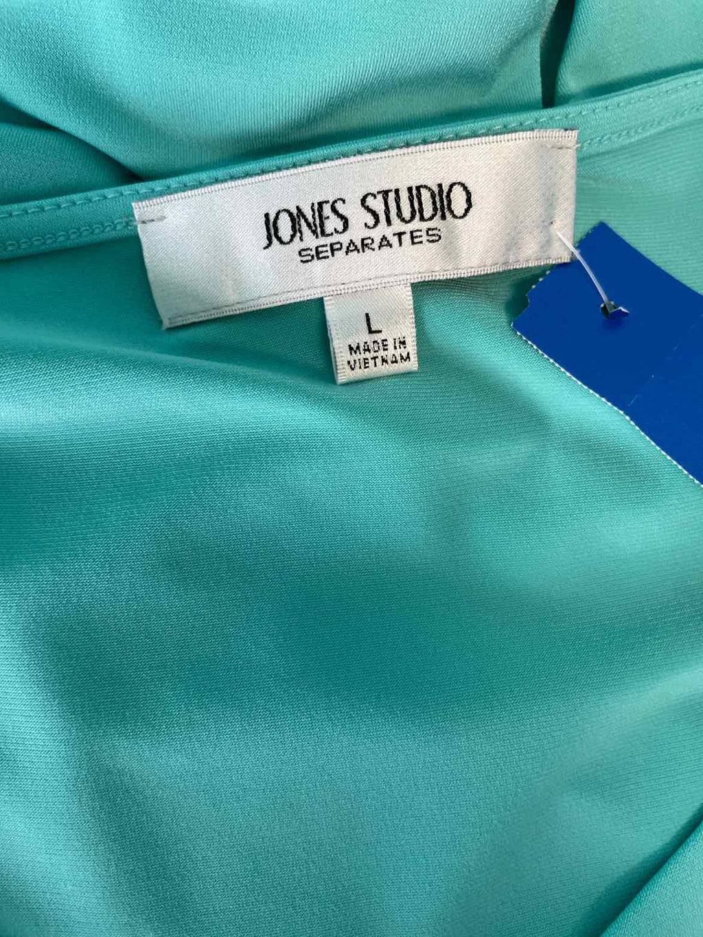 Jones Studio Size L Aqua Sleeveless