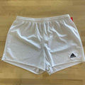 Adidas Size L White Used Athletic Shorts