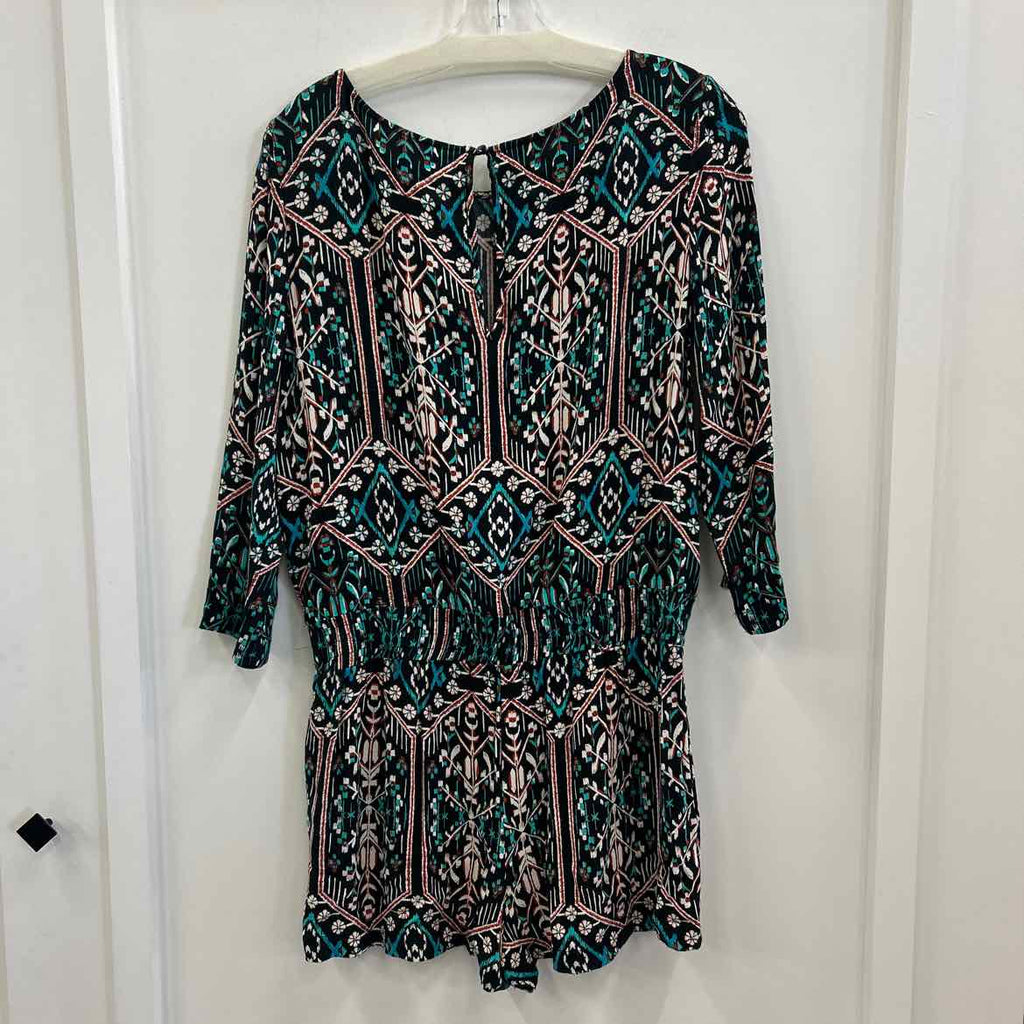 ella ross Size M Black Preloved Romper