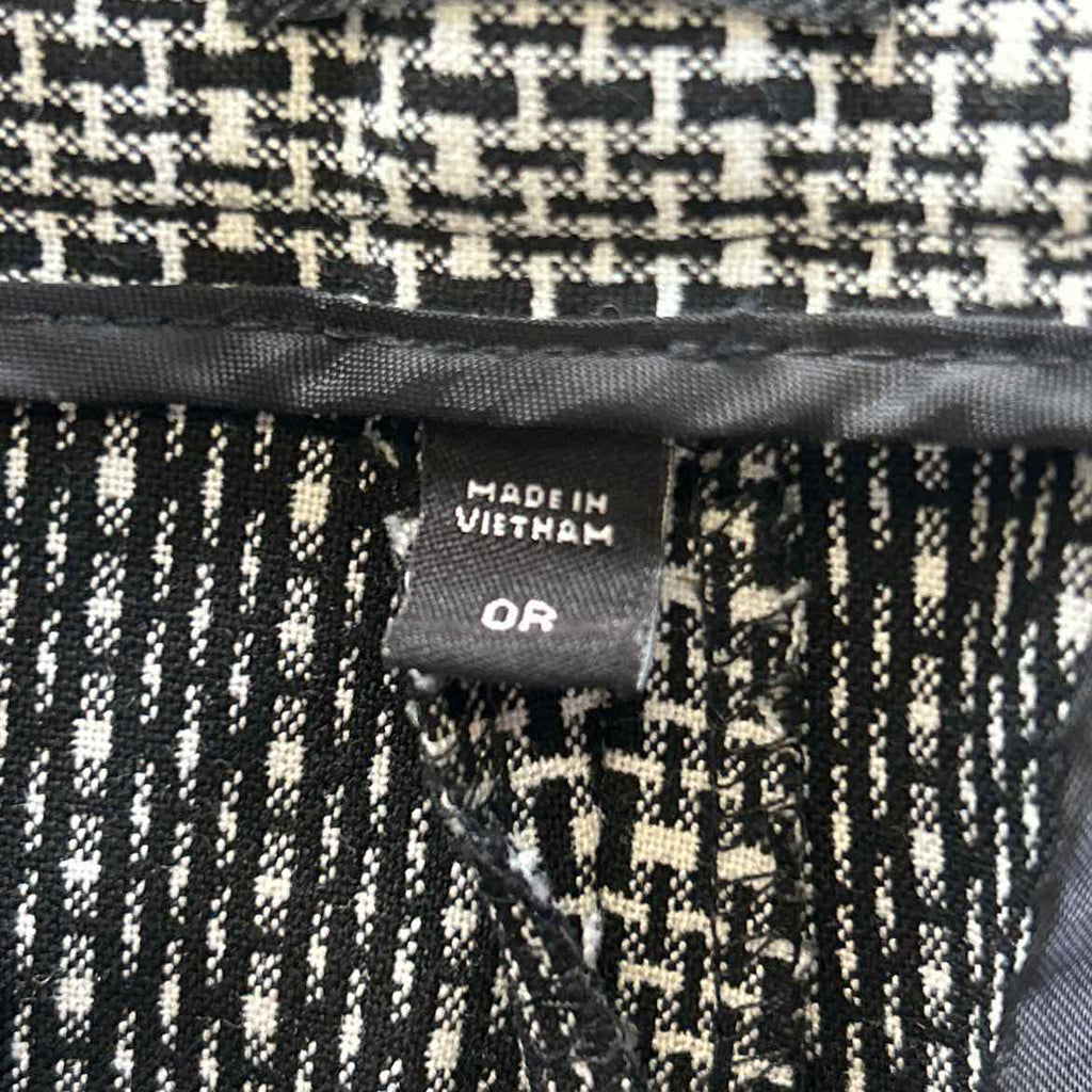 Express Size 0 Black/White Preloved Pants
