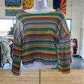 Green Cove Size M/L Rainbow Preloved T-Shirt LS