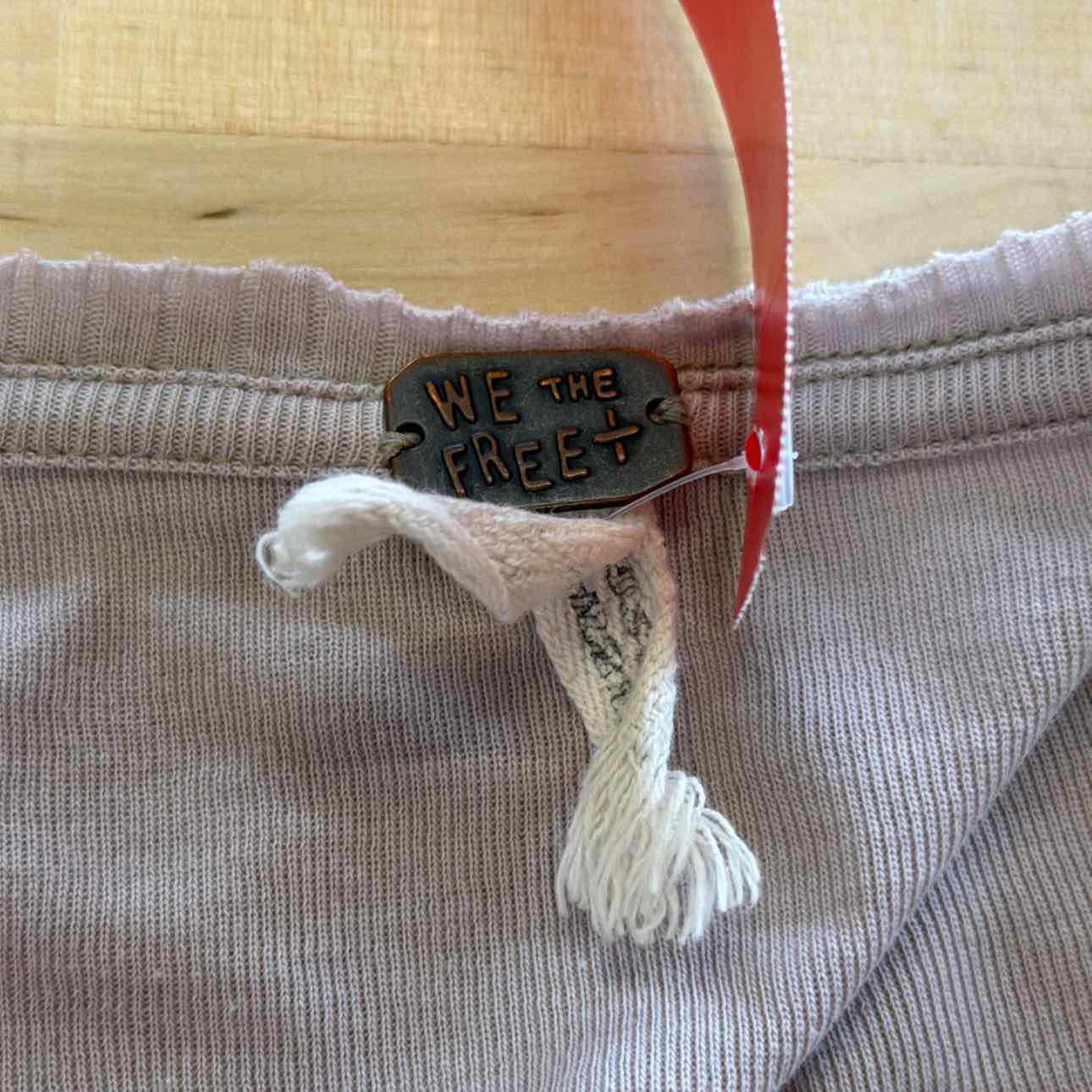 we the free Size XS Tan Preloved Long Sleeve