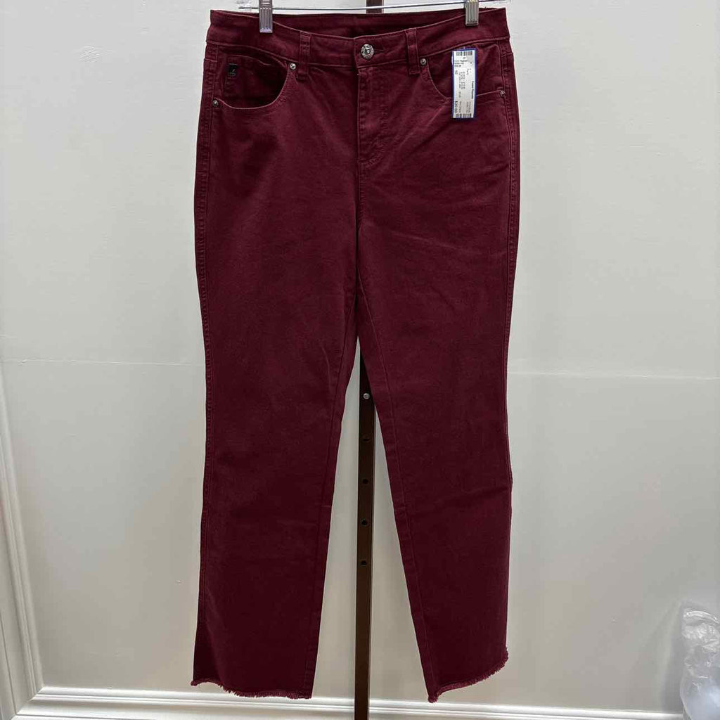 Kim Gravel Size 10 Maroon Pants