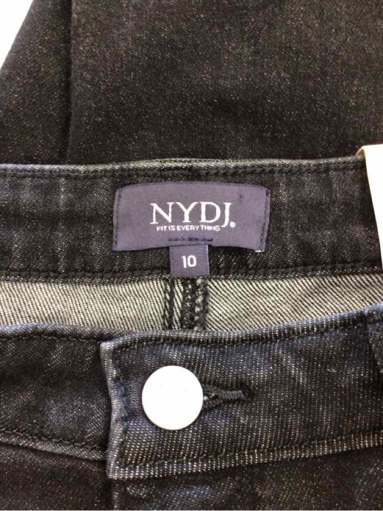 NYDJ Size 10 Black Jeans