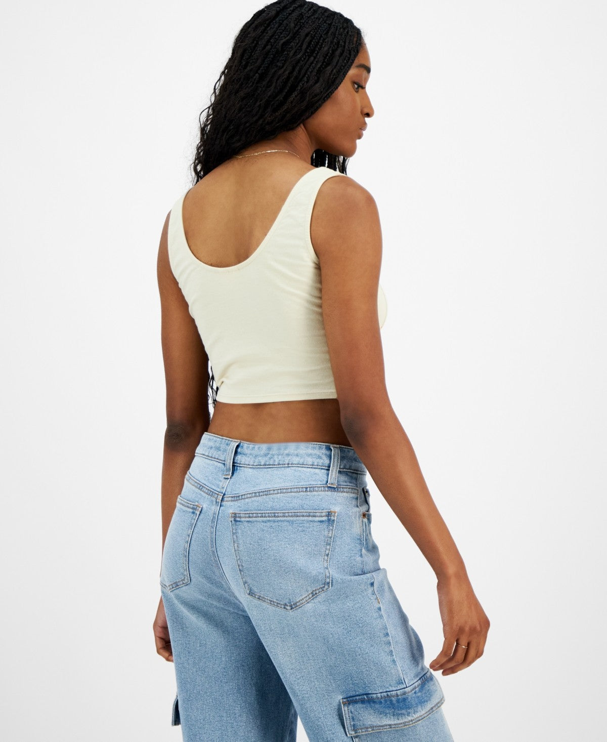 Grayson Size M Beige Tank