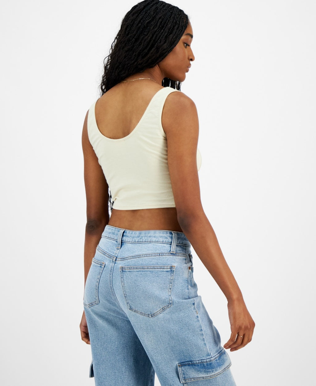 Grayson Size M Beige Tank