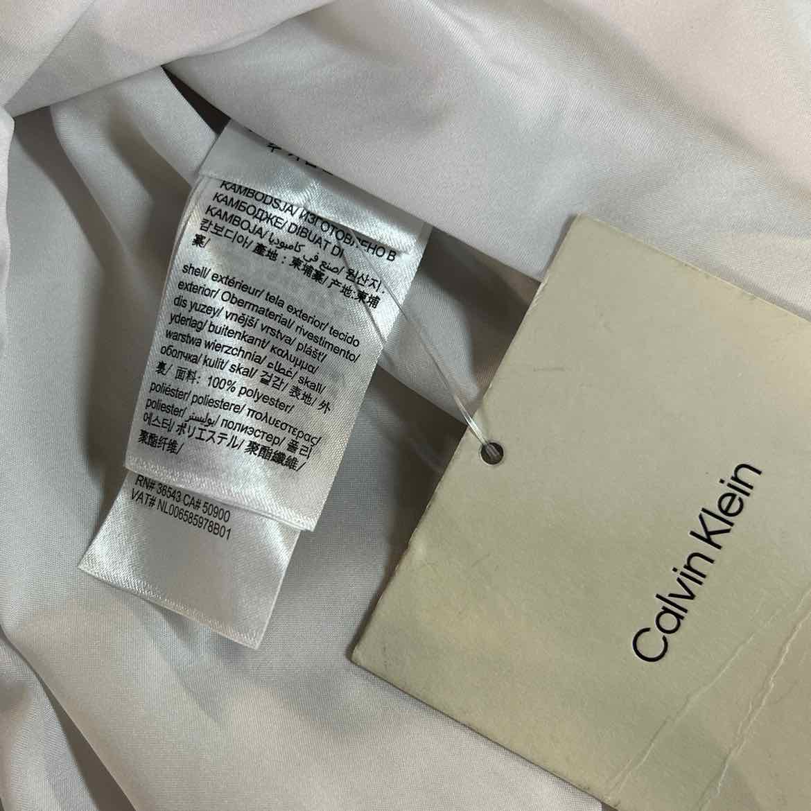 Calvin Klein Size XS White Preloved Blouse LS