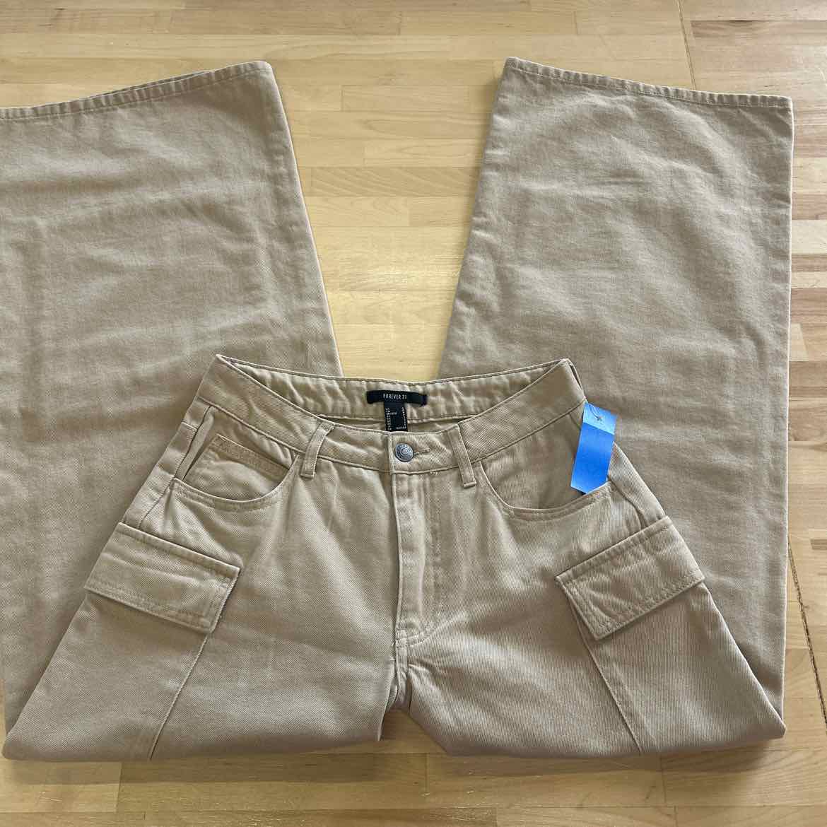 Forever 21 Size S Tan Preloved Pants