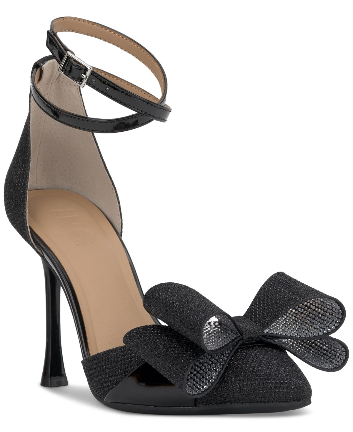 I.n.c. International Concepts Women's Saori Bow Ankle-Strap Pumps, Created for M