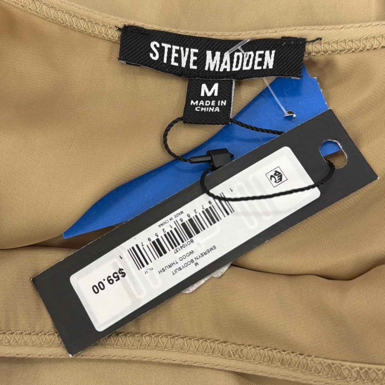 Steve Madden Size M Emersyn Sleeveless Scoop-Neck Bodysui