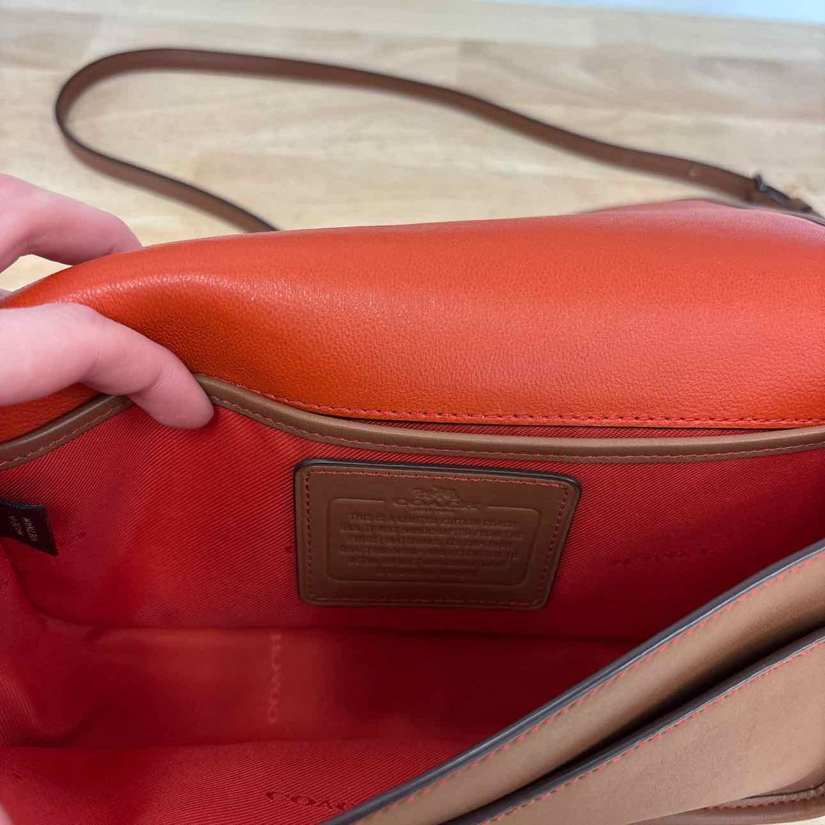 Coach Brown Leather Crossbody