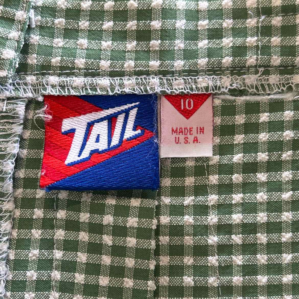 Tail Size 10 green white Preloved Skirt