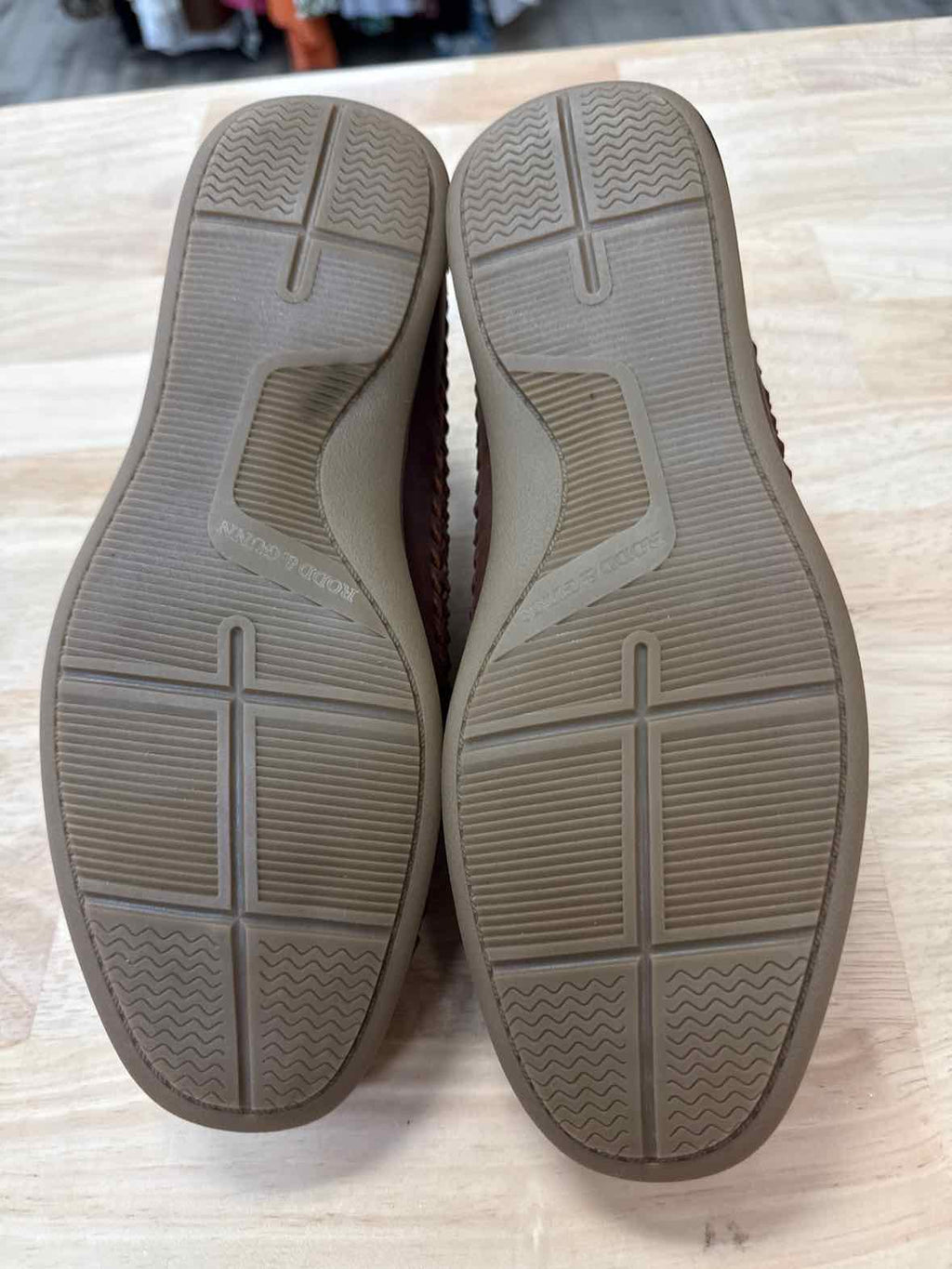 Rodd & Gunn Size 40 Gisborne Huarache Slip on - Coffee