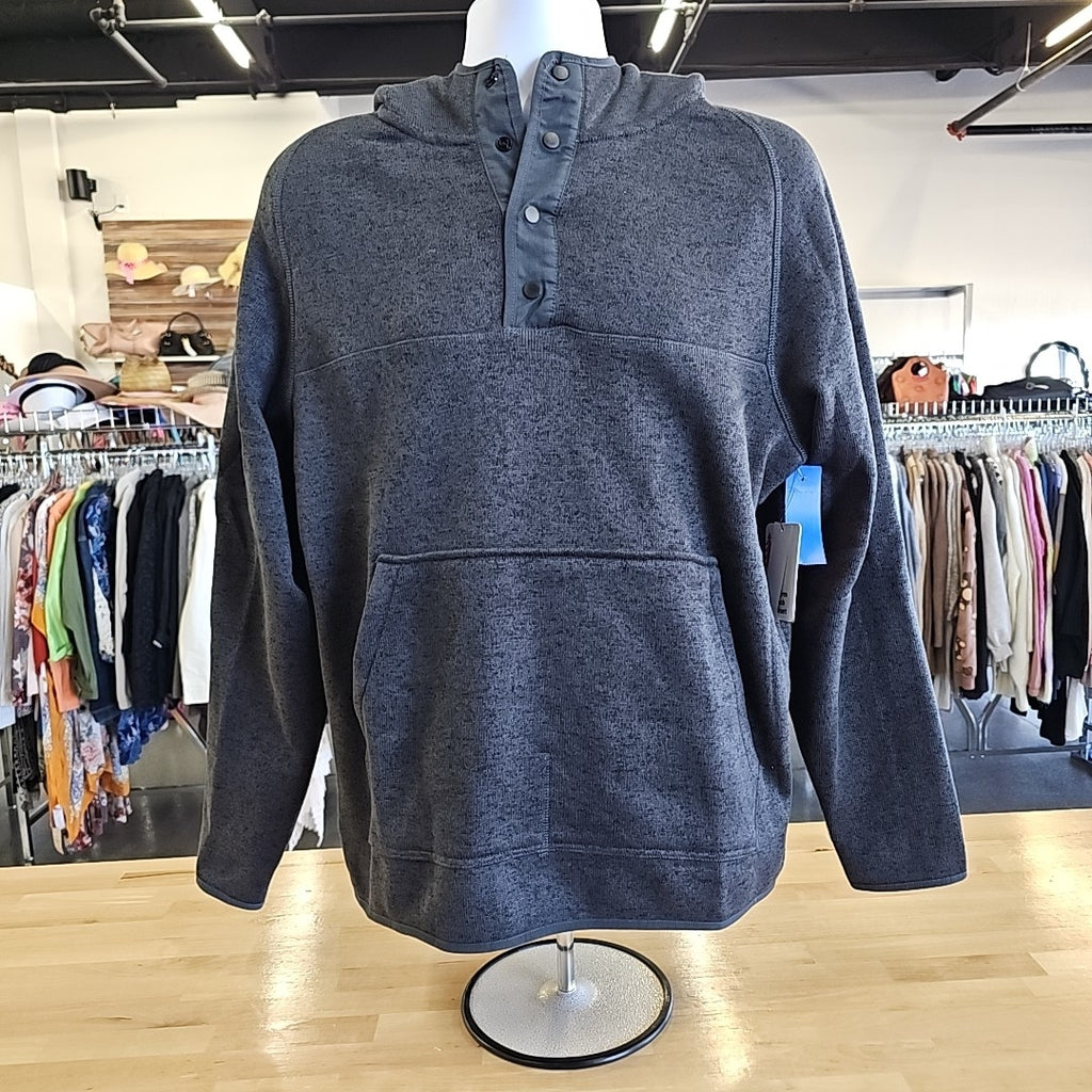 Bass Outdoor Size M Gray MENS Long Sleeve Shirt