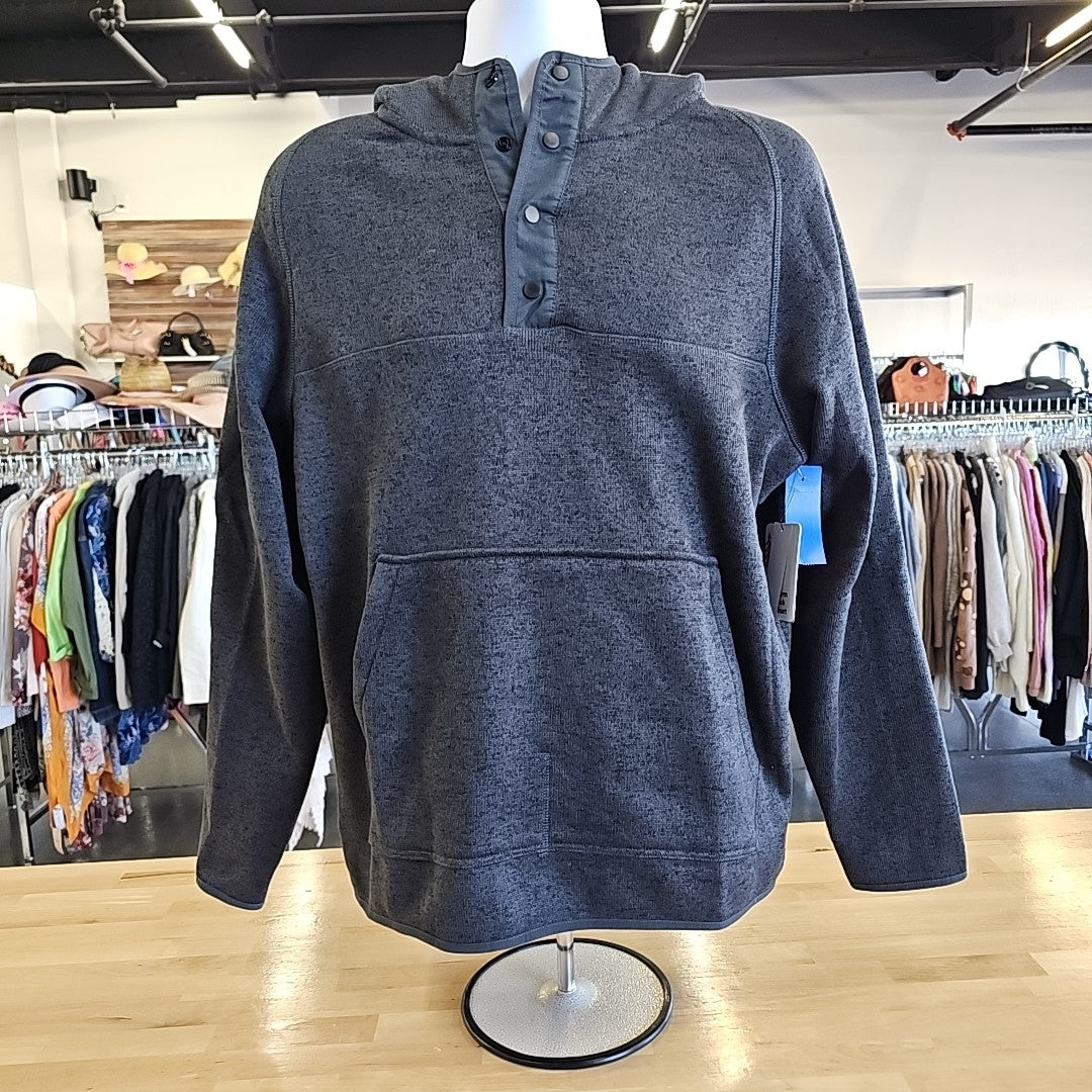 Bass Outdoor Size M Gray MENS Long Sleeve Shirt