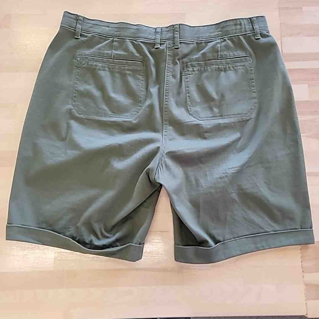 Croft&Barrow Size 18 Green Shorts