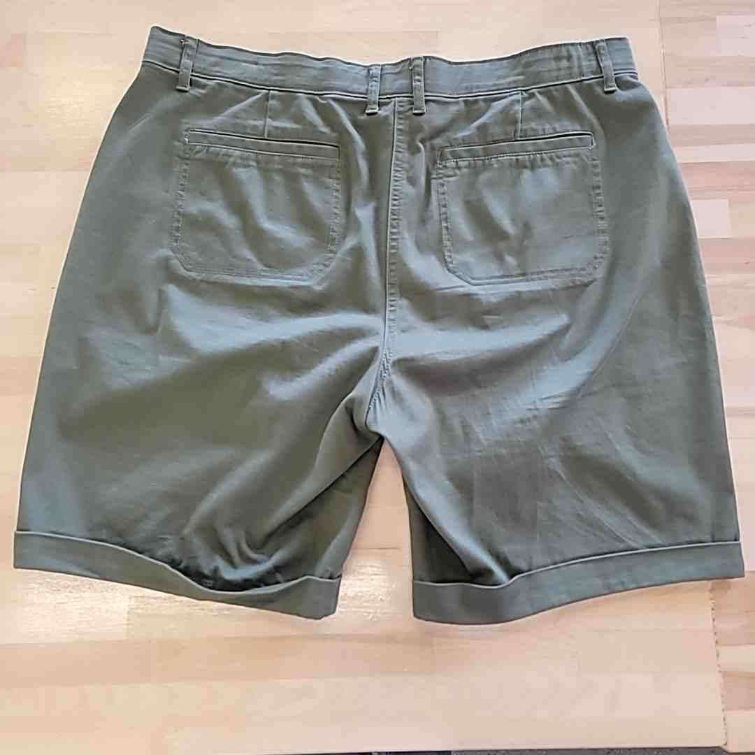 Croft&Barrow Size 18 Green Shorts