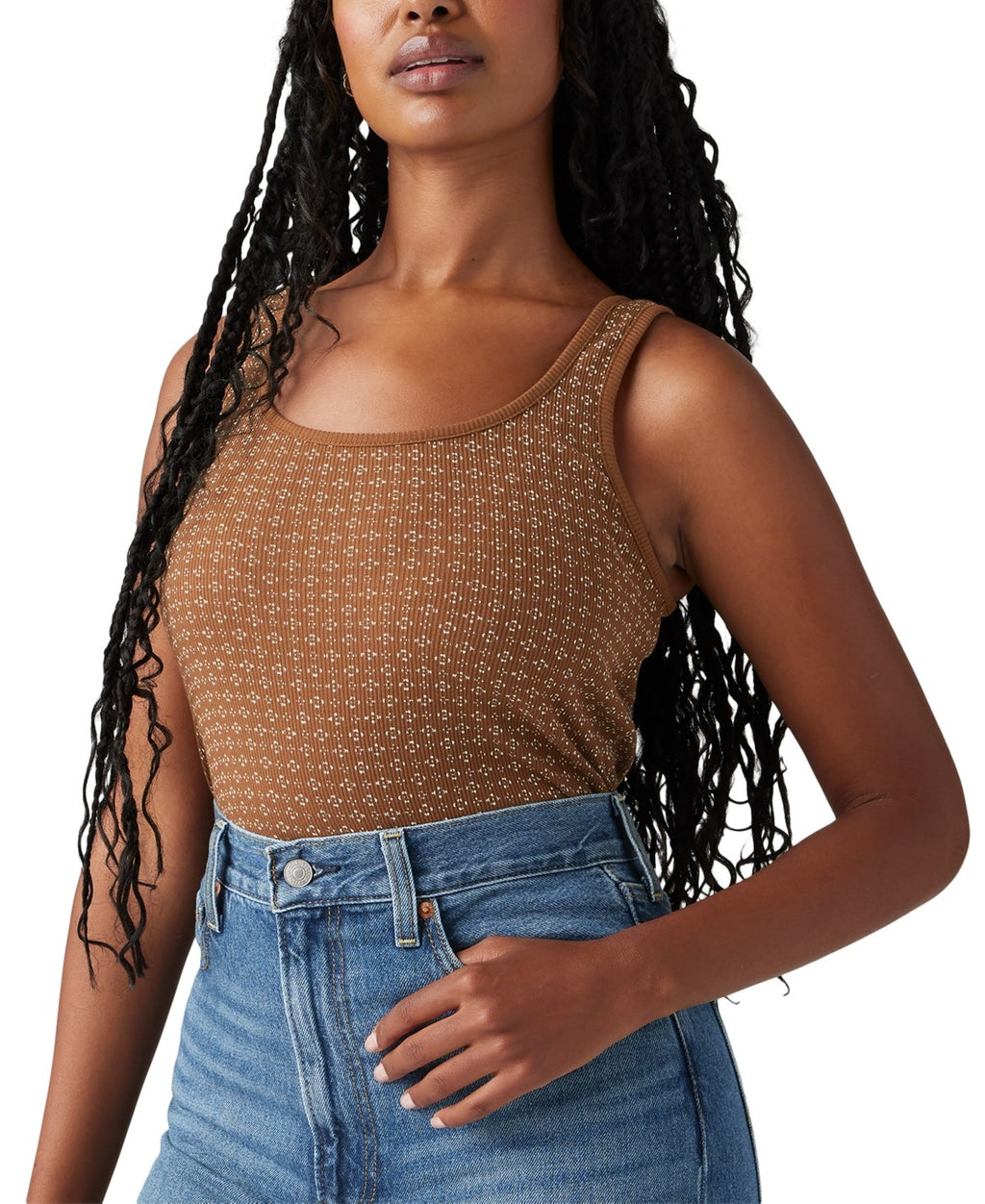 Levi's Size S Essential Ribbed Tank Top