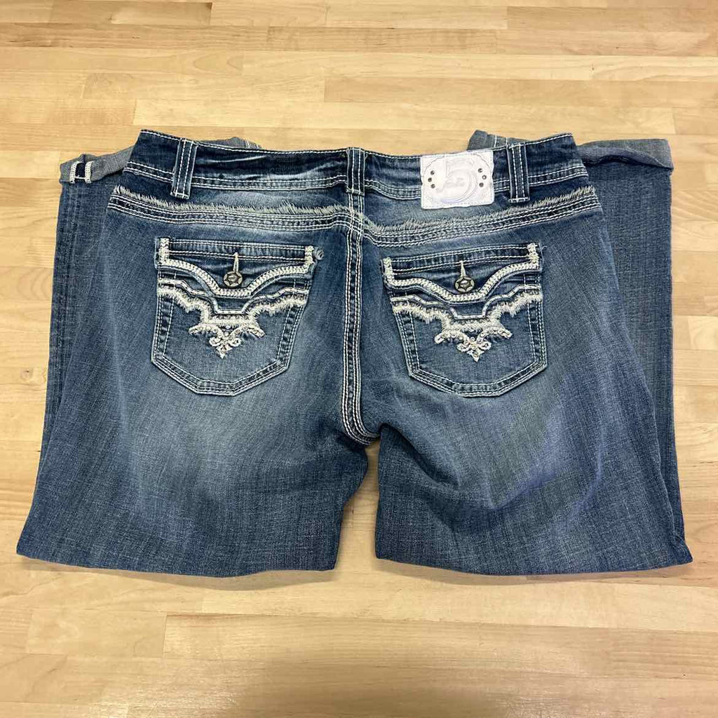Studio 5 Size 18 Blue Denim Preloved Capris