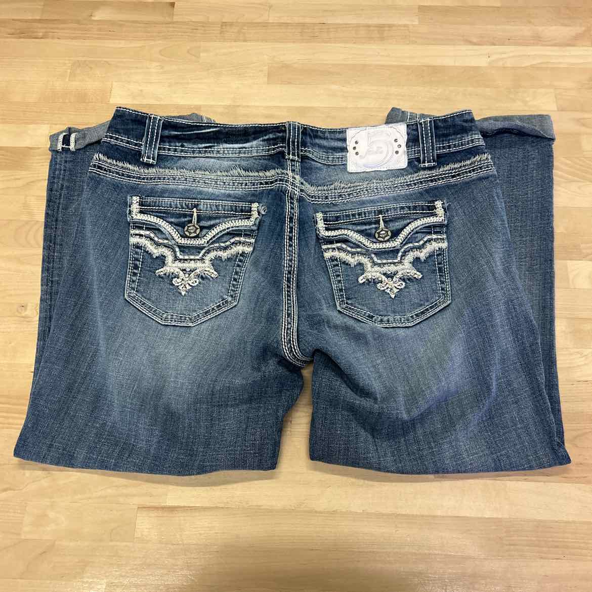 Studio 5 Size 18 Blue Denim Preloved Capris