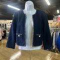 Karl Lagerfeld Size S Navy Preloved Jacket