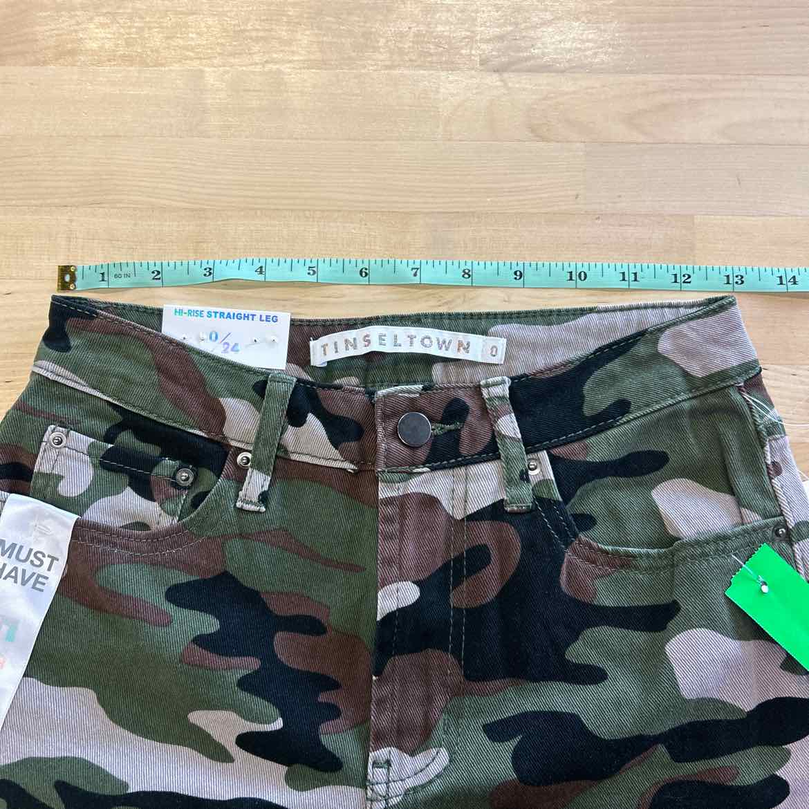 TINSELTOWN Size 0 Green Jeans