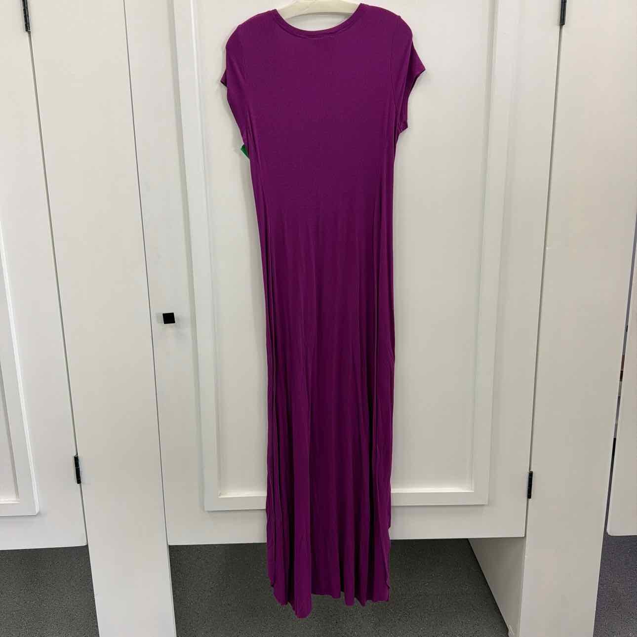 bcbg purple long dress BCBG Max Azria Womens Aurica Empire Prom Evening Dress Purple 2