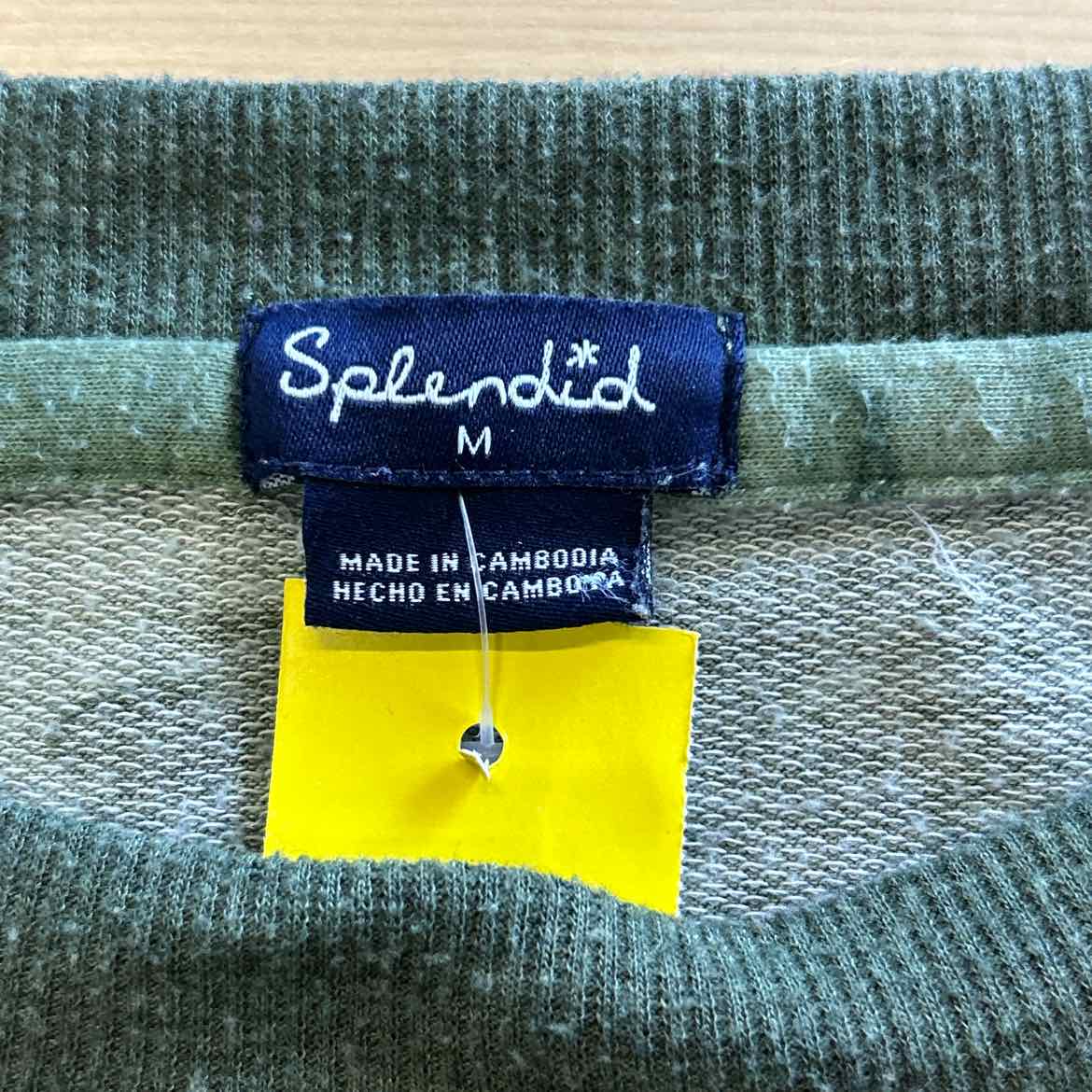 Splendid Size M Camo Sweater