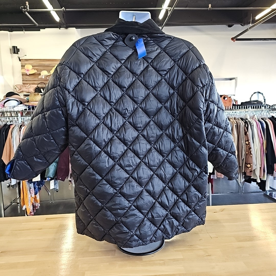 Calvin Klein Size M Blue Black Jacket